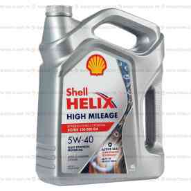 Масло Shell Helix High-Mileage, 5W-40, канистра 4 л